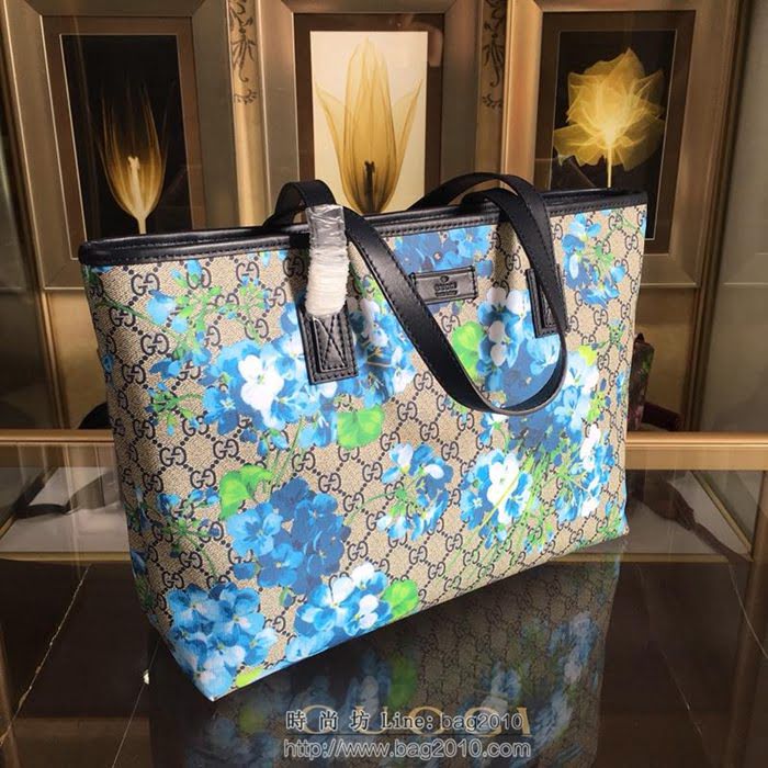 GUCCI 古馳女包 新款 211137 Supreme tote系列 女士手拎包 印花圖案單肩包 Gucci手提包